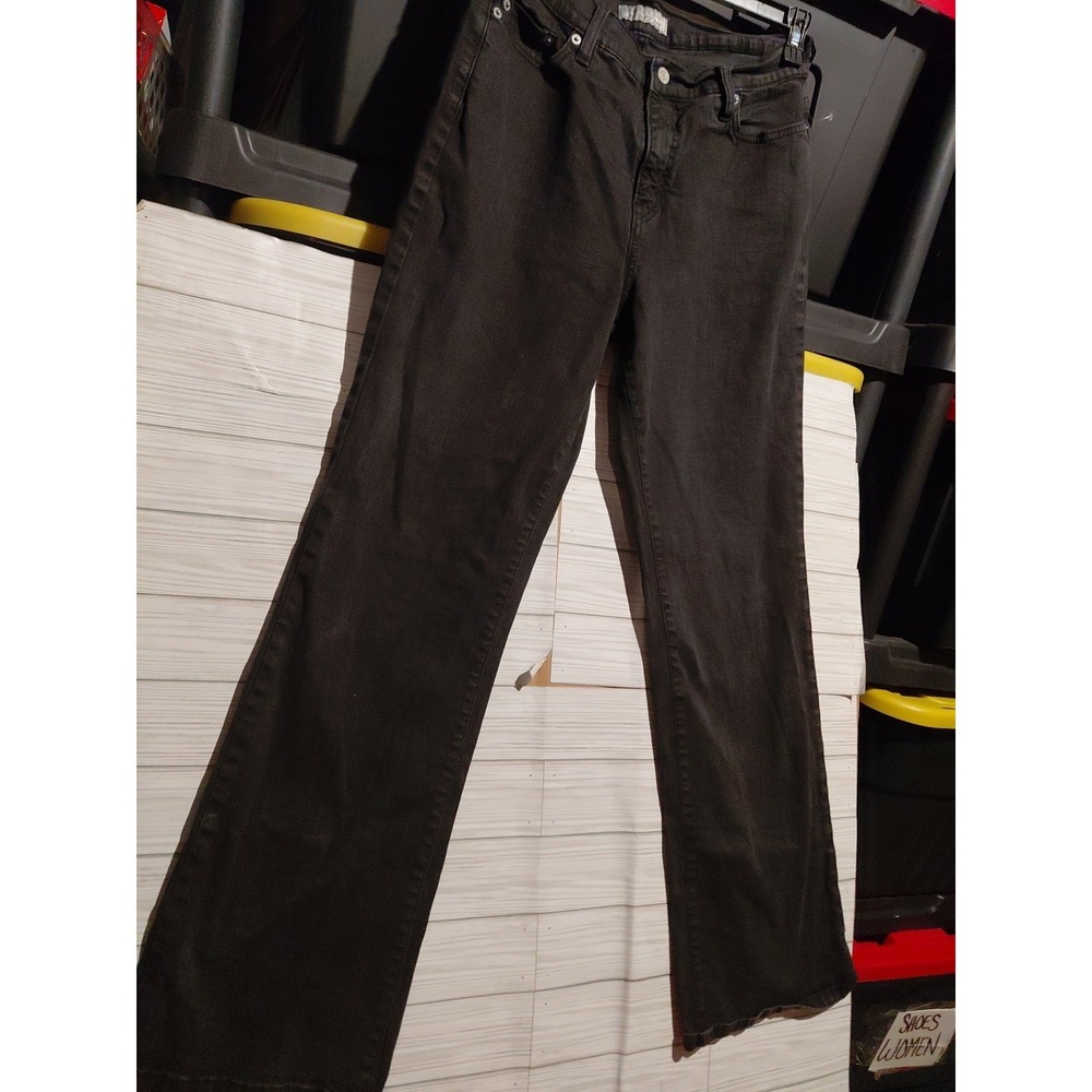 Levi's 512 Perfectly Slimming Boot Cut Jeans Retro Chic Edgy Western Style Sz 14 - Picture 2 of 13